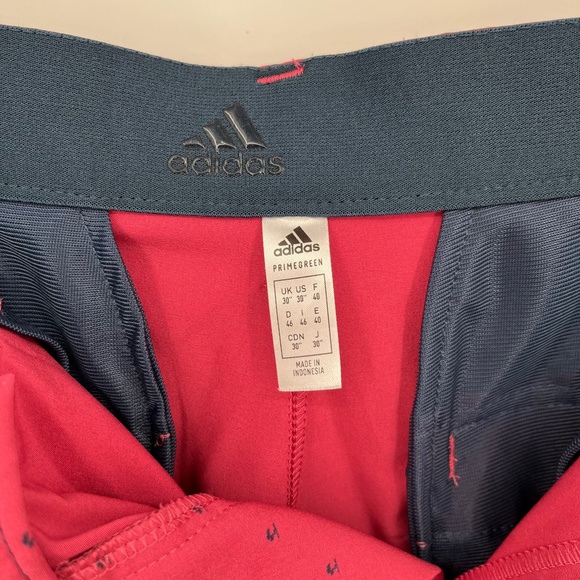 Adidas Ultimate 365 Golf Shorts Wild Pink Men's Size 30 Tree Print Primegreen - Picture 6 of 8